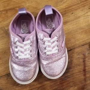 Glitter pink Vans